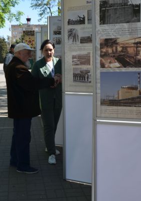 Передвижная выставка «Из прошлого в будущее» в Парке Победы