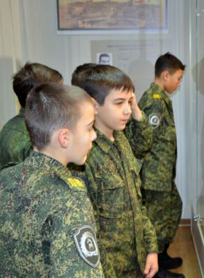 Орловские кадеты в музее