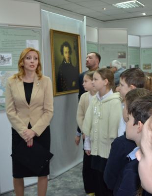 Открытие выставки «Пушкин на все времена».