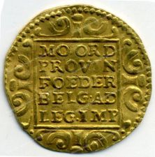 Монета. Дукат. Голландия. 1708 г. Золото. 